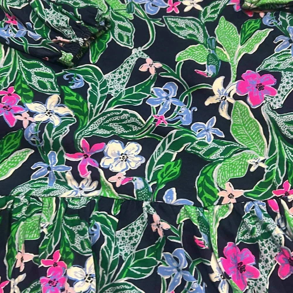 Girls Lilly Pulitzer Alyssa Cotton Dress - Picture 3 of 6